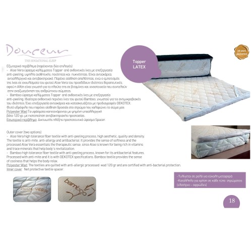 Ανώστρωμα medium Latex  - Natural